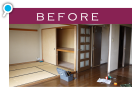 bofore 空間を広く、スタイリッシュにしたい。